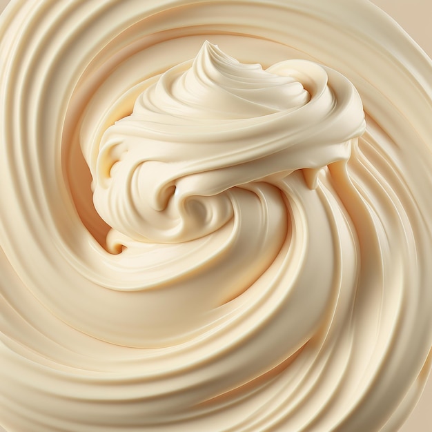 Realistische Mayonnaise-Hintergrund-KI-Rendering