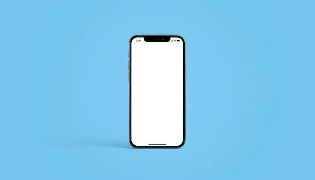 Realistische mobile Mockup 3D-Rendering