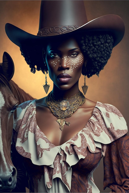 Realistische Themenfotos von afrikanischen Personen, fiktiv gemacht von KI.