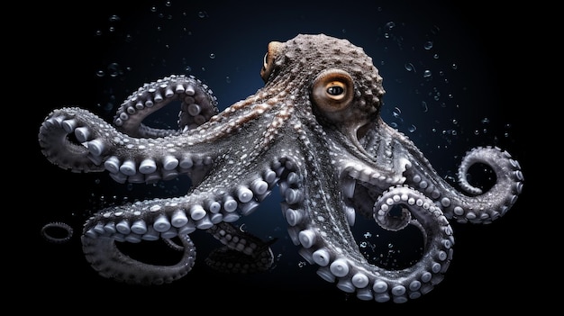 Foto realistischer oktopus