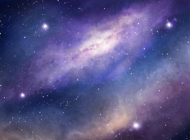 Realistischer Weltraum-Galaxie-Hintergrund