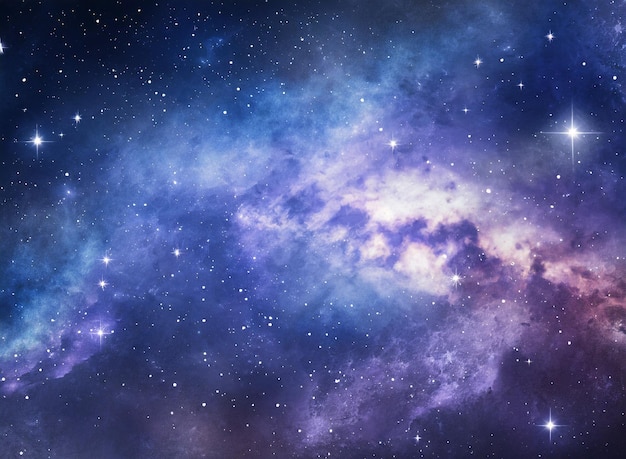 Realistischer Weltraum-Galaxie-Hintergrund