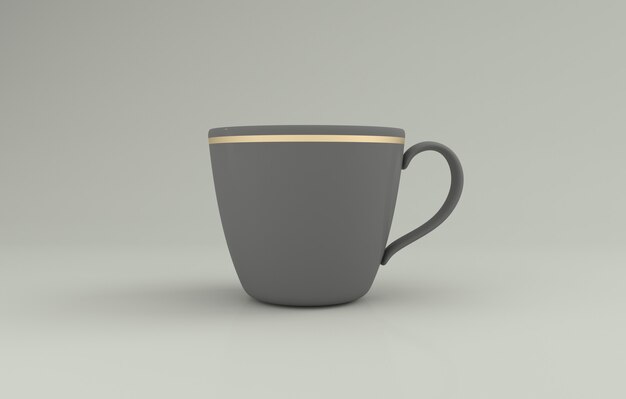 Realistisches Becher-Modell 3D gerendert