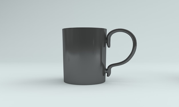 Realistisches Becher-Modell 3D gerendert