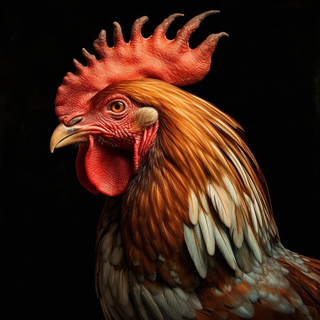 Realistisches Bild von Huhn