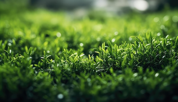 Realistisches Grasgestrüpp mit verschwommenen Kreidedetails