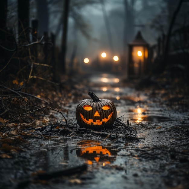 Realistisches Halloween-Kunstdesign