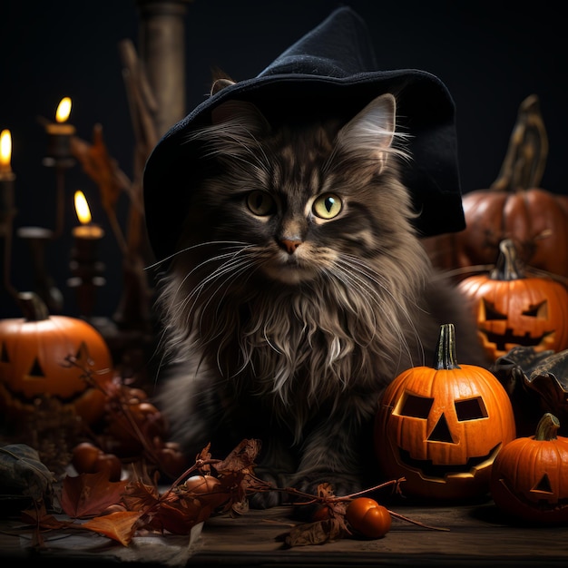 Realistisches Halloween-Kunstdesign