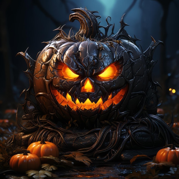 Realistisches Halloween-Kunstdesign