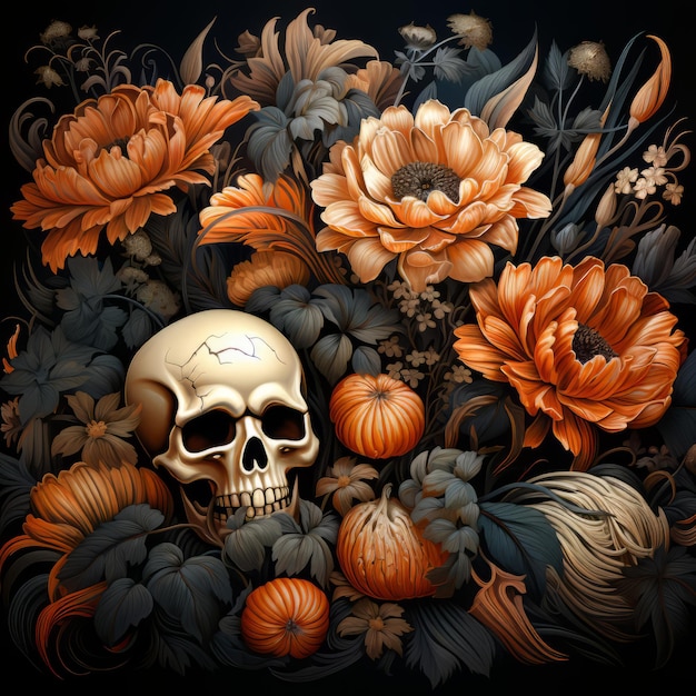 Realistisches Halloween-Kunstdesign