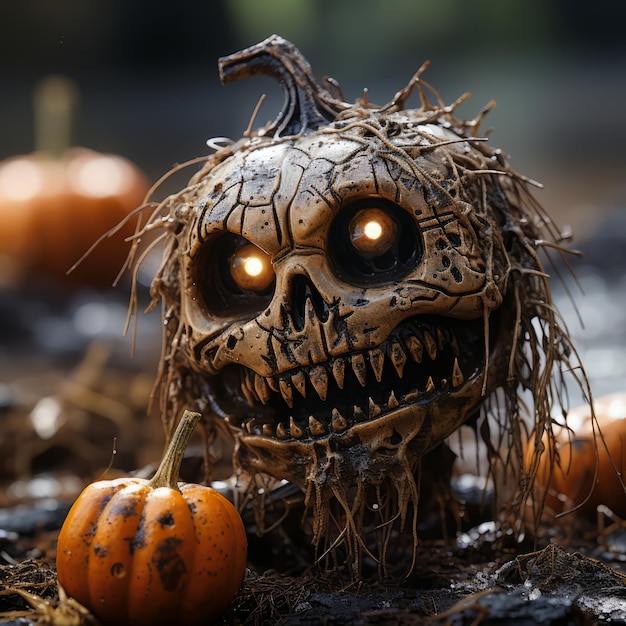 Realistisches Halloween-Kunstdesign