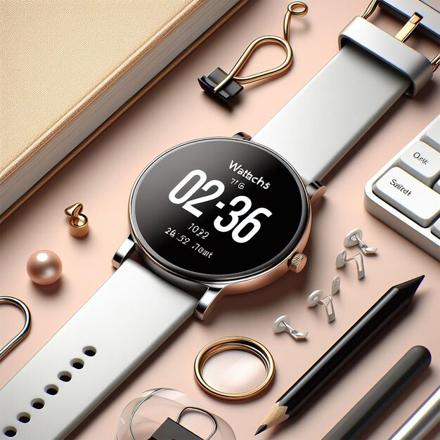 realistisches Smartwatch-Mockup