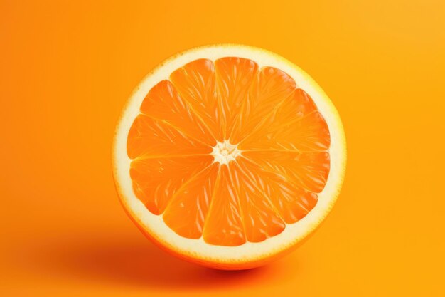 Rebanada de jugo orgánico amarillo maduro de fondo saludable fruta naranja jugosa vitamina fresca vegetariana