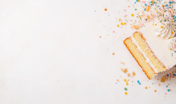 Una rebanada de pastel con arándanos y frambuesas en la parte superior