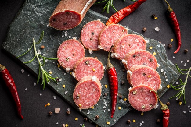 Rebanada de salami