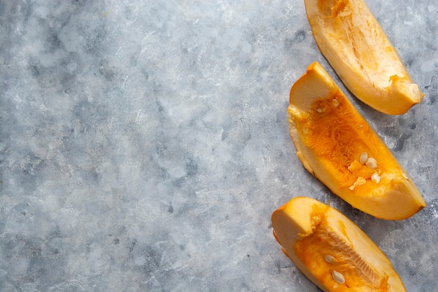 Rebanadas de calabaza al horno