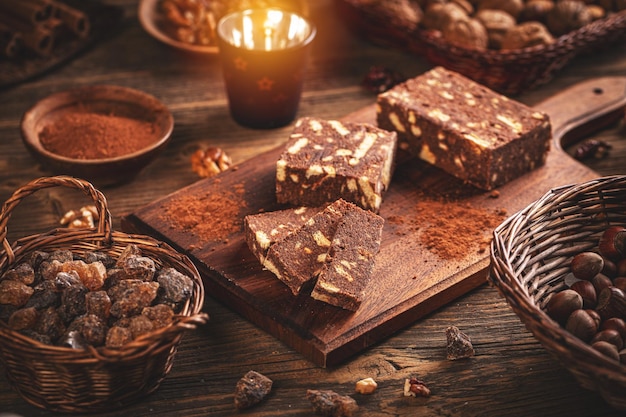 Rebanadas de galleta de salchicha