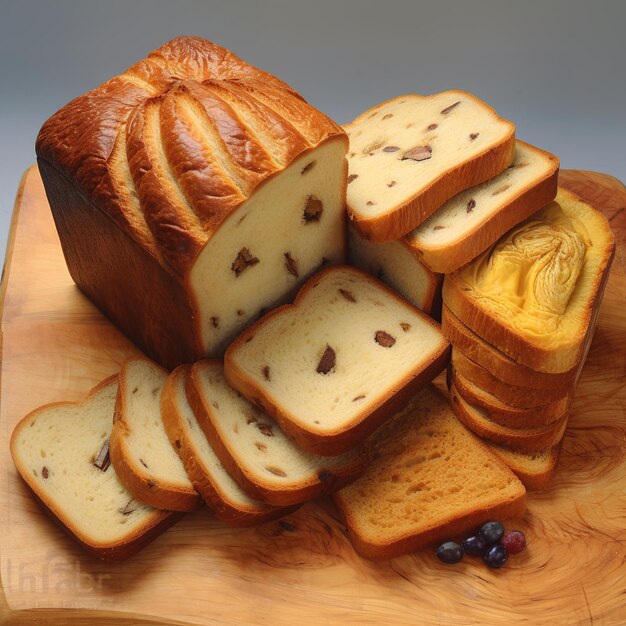 rebanadas de pan de pasas