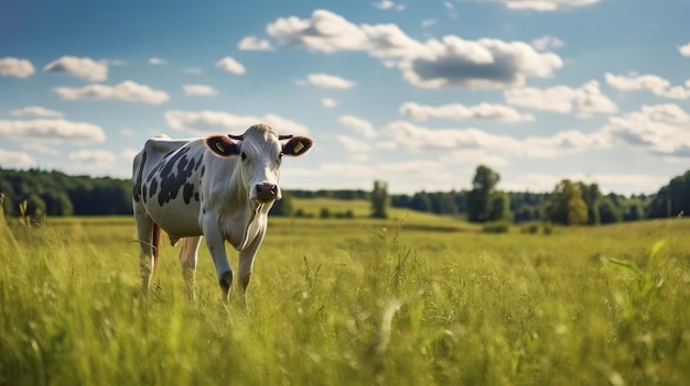 Rebaño de vacas en un campo