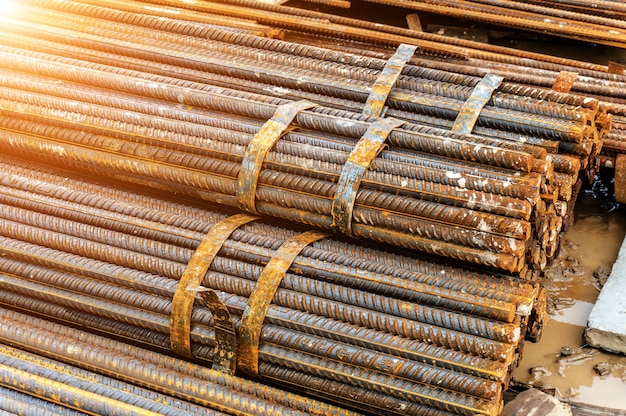 Rebar auf der Baustelle