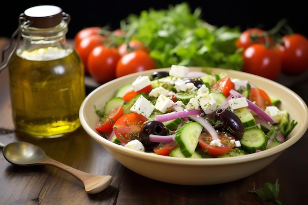 Receita de molho para salada grega