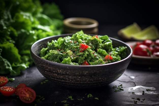 Receita de salada verde saudável