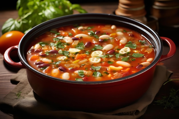 Receita italiana clássica do Minestrone