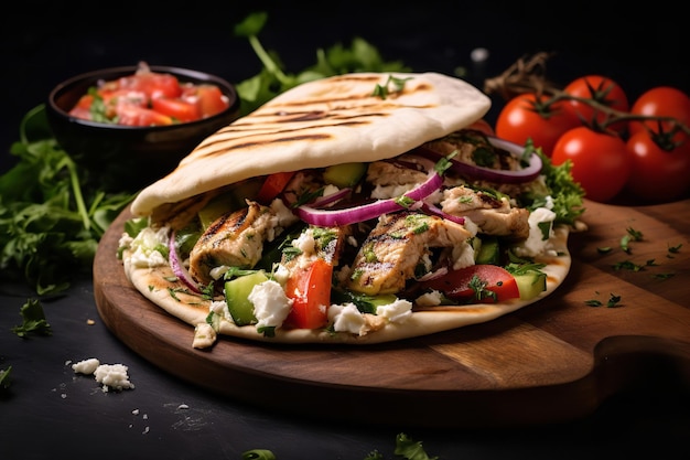 Receta de cena de pita