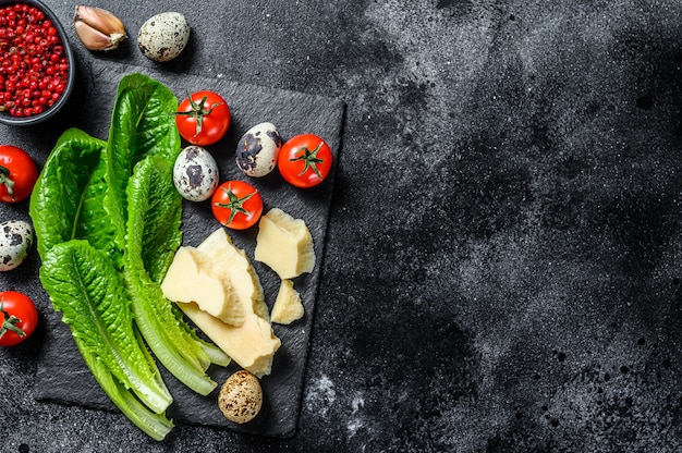 Receta para ensalada César con lechuga romana