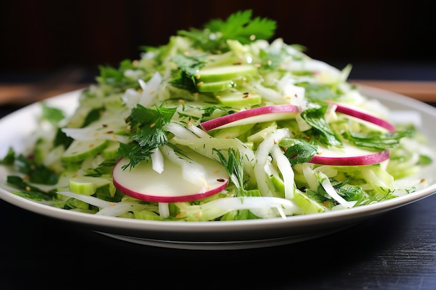 Receta de ensalada de col y colinabo