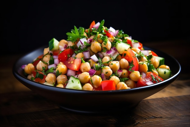 Receta de ensalada de garbanzos