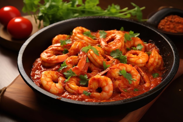 Receta italiana de camarón Fra Diavolo