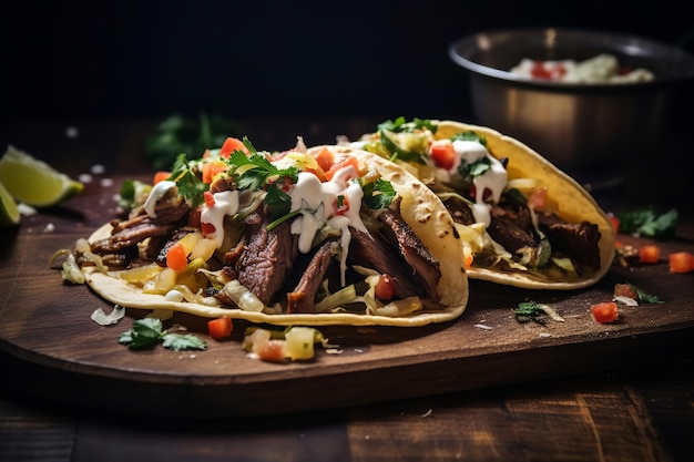 Receta mexicana de tacos de carne