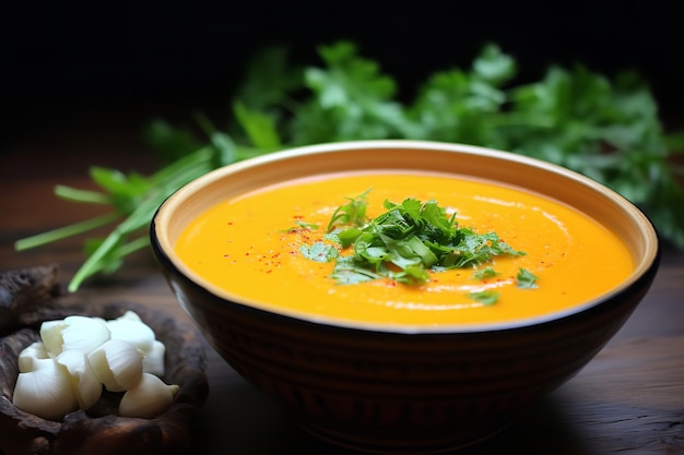 Receta de sopa de zanahoria y coco