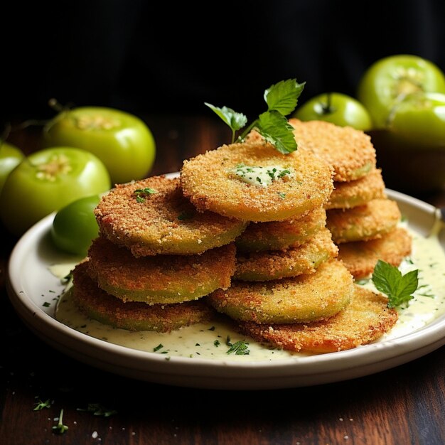 Receta de tomate verde frito