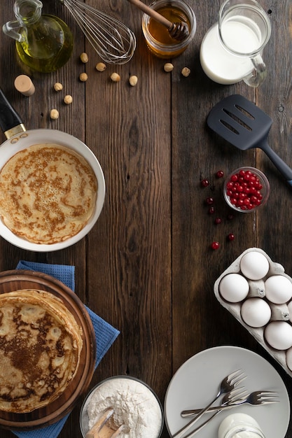 Foto receta de tortitas grandes