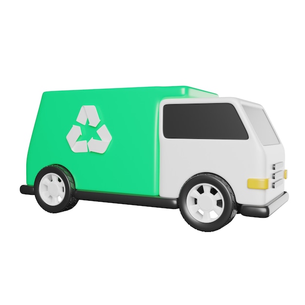 Reciclagem de lixo de caminhões