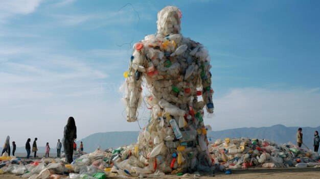 Reciclagem de produtos reutilizáveis que promovem a sustentabilidade e a consciência ambiental