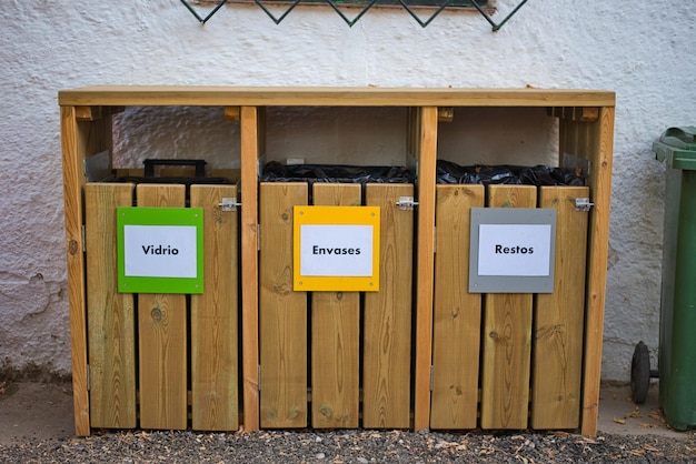 Reciclagem de símbolos, permite proteger o planeta. Vida Verde.