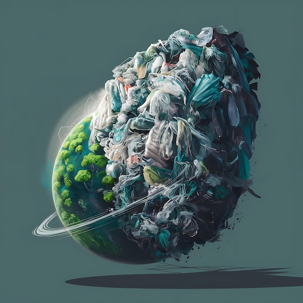 El reciclaje verde y salvar nuestro planeta y el medio ambiente de la Tierra Día de la Tierra para carteles pancartas impresiones web