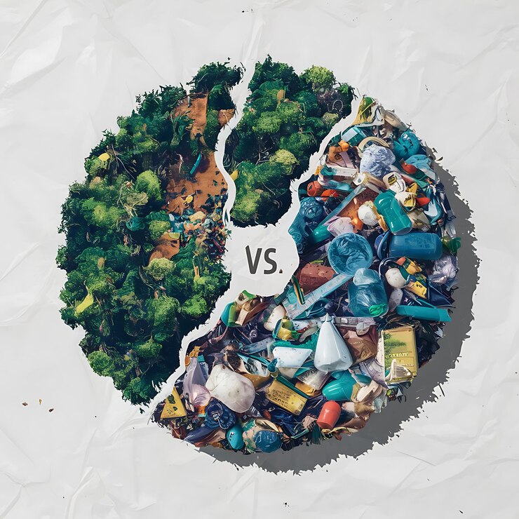 El reciclaje verde y salvar nuestro planeta y el medio ambiente de la Tierra Día de la Tierra para carteles pancartas impresiones web