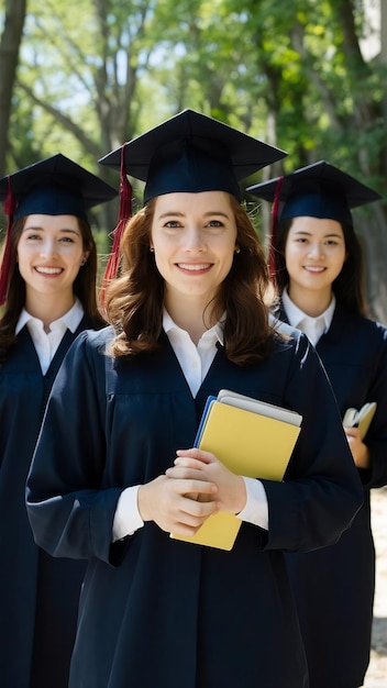 Los recién graduados van a practicar el trabajo.