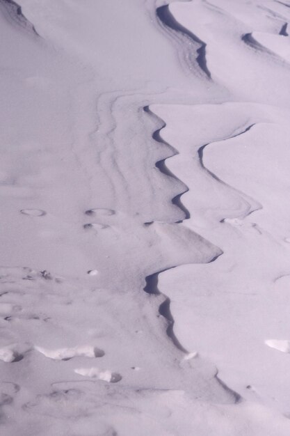 Recién nieve como fondo