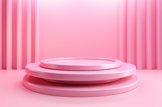 un recipiente rosa y rosa con una tapa rosa y una tapa rosa.