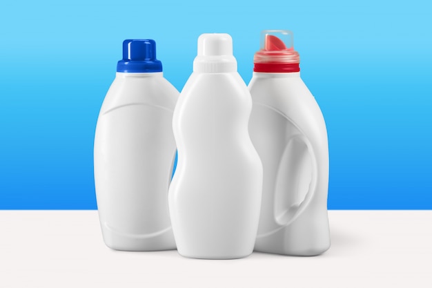 Recipientes de detergente liquido plastico