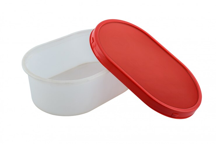 Foto recipientes vazios para alimentos isolados