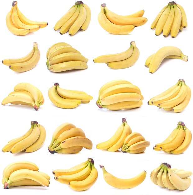 Foto recolección de frutas de plátano