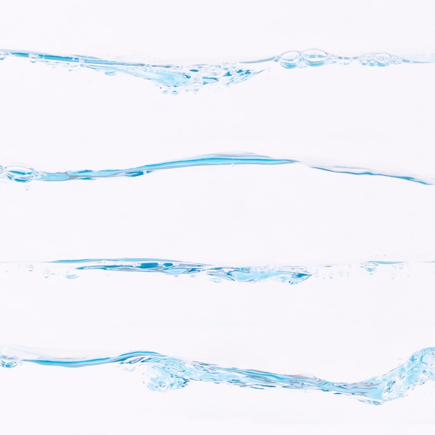 Recolección de salpicaduras de agua