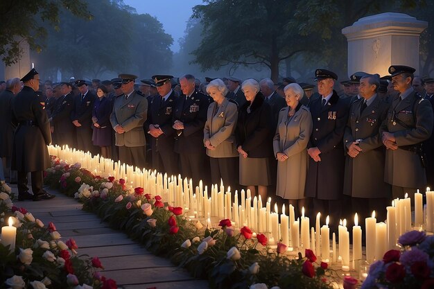 Foto recordando su sacrificio