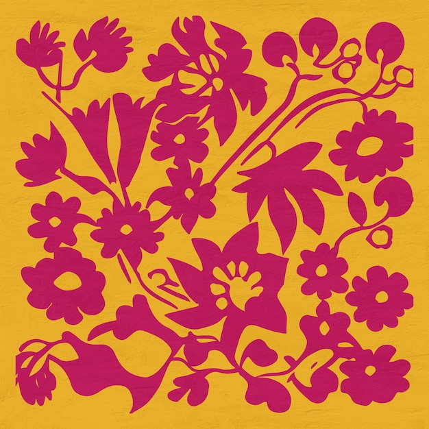 Recortes botánicos Flores Arte moderno Estilo Matisse